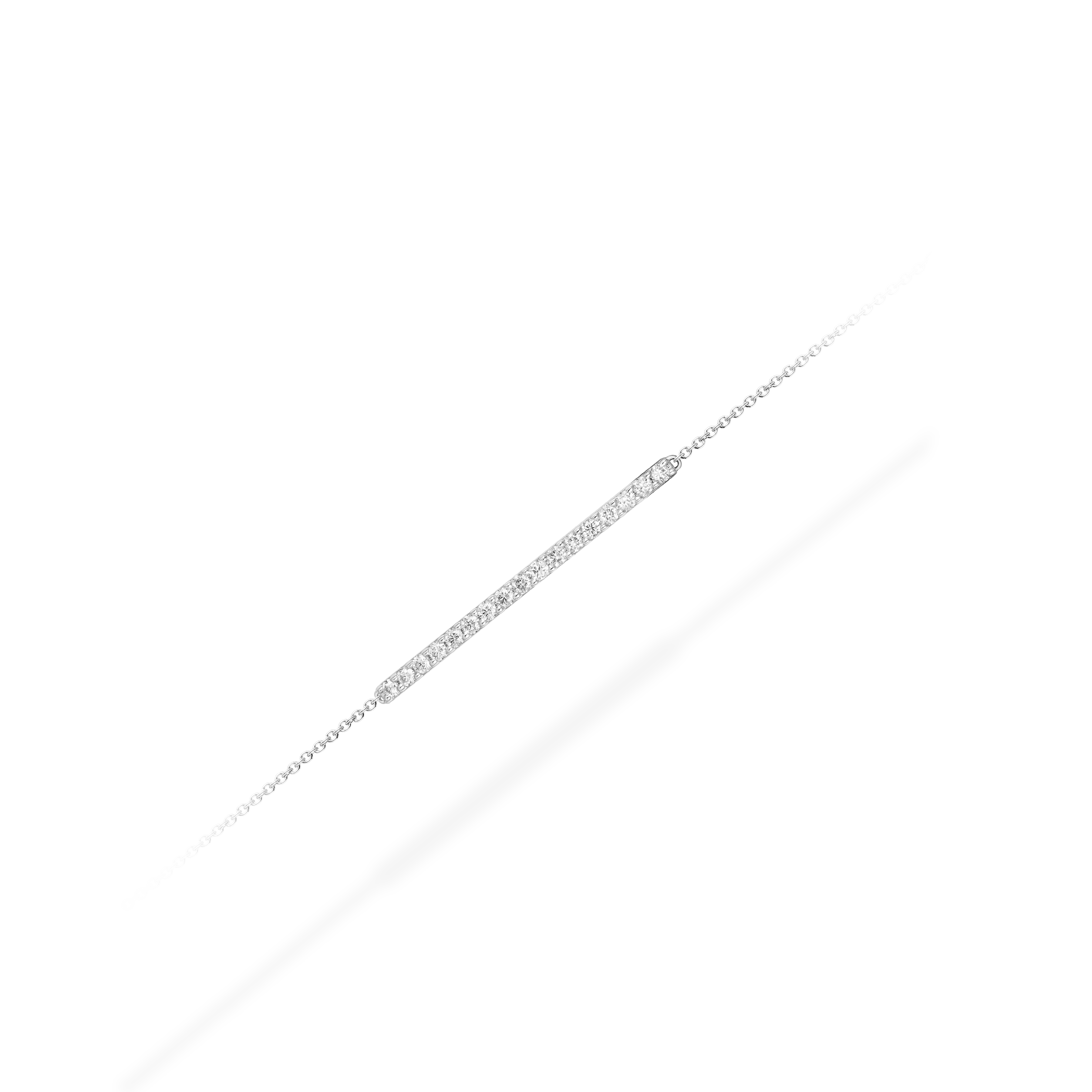 Diamond bar bracelet
